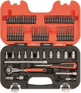 Zestawy narzędziowe - BAHCO Zestaw kluczy nasadowych i końcówek 1/4"", 65 szt. [SW65] - miniaturka - grafika 1