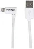 Kable USB - StarTech Kabel USB 6FT ANGLED LIGHTNING/USB CABLE - USBLT2 mWR (USBLT2MWR) - miniaturka - grafika 1