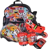 Rolki - Tempish Baby Skate 17 czerwono-czarne r M - miniaturka - grafika 1