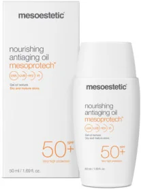 Mesoestetic Mesoprotech olejek do skóry dojrzałej przeciwsłoneczny SPF50+ w żelu, 50 ml, 1253-uniw - Kremy do twarzy - miniaturka - grafika 2