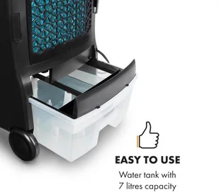 Klarstein Rotator klimatyzer klimator schładzacz powietrza 110 W 8h timer pilot biały ACO3- - Klimatory - miniaturka - grafika 16