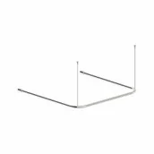 Wieszaki łazienkowe - Koło SANITEC SANITEC L63201000 L63201000 LEHNEN CONCEPT Wieszak zasłony prysznicowej 90 x 90 x 90 cm - miniaturka - grafika 1