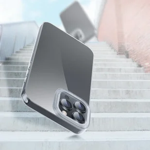 Baseus Przeźroczyste Etui Simple do iPhone 13 Pro Max białe - Etui i futerały do telefonów - miniaturka - grafika 15