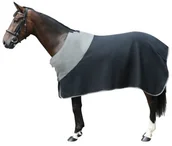 Akcesoria do hodowli zwierząt - PFIFF koc polarowy, 135 cm, czarny/szary - miniaturka - grafika 1