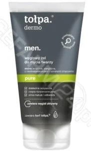 TORF CORPORATION Tołpa dermo men pure węglowy żel do mycia twarzy 150 ml - Kosmetyki do pielęgnacji twarzy męskie - miniaturka - grafika 2