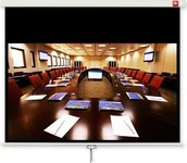 Ekrany projekcyjne - AVTek Ekran projekcyjny Ekran ścienny ręczny Business 240 16:10 230x144cm powierzchnia biała matowa 1EVS57 - miniaturka - grafika 1