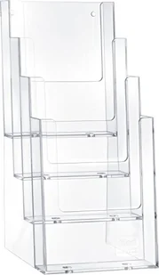 Helit Helit H2352002 - stołowy pojemnik na prospekty"the helpdesk" 4 x 1/3 DIN A4, przezroczysty H2352002 - Pojemniki biurowe Helit Helit H2352002 - stołowy pojemnik na prospekty"the helpdesk" 4 x 1/3 DIN A4, przezroczysty H2352002 - Pojemniki biurowe - miniaturka - grafika 1