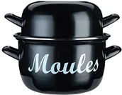 Garnki - Kitchen Craft World of aromatów garnek do małży, emaliowanej stali nierdzewnej, 24 cm KCMPLRG - miniaturka - grafika 1