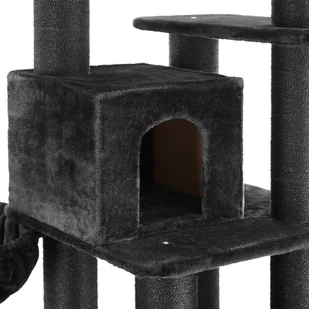 tectake Drapak dla kota Gismo - czarny 403328 - Drapaki dla kotów - miniaturka - grafika 7