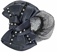 Pozostałe akcesoria dla kotów - HKM Sports equipment HKM Siatka na włosy syntetyczne diamentami, m, czarny - miniaturka - grafika 1