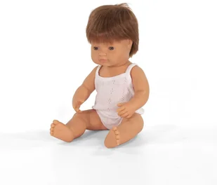 Miniland Europejczyk Rude Włosy 38 cm Lalka Chłopiec Europejczyk Rude Włosy Miniland Doll Miniland EUROPEJCZYK 38 RUDE WŁOSY - Lalki dla dziewczynek - miniaturka - grafika 2