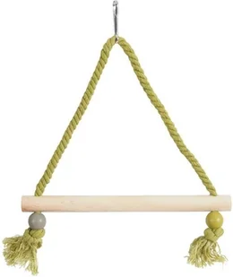 Zolux huśtawka z drewnianą żerdką, na sznurku, różne kolory Dostawa GRATIS od 99 zł + super okazje - Klatki i wyposażenie dla ptaków - miniaturka - grafika 4