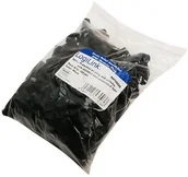 Gniazdka elektryczne - LogiLink 685087 ochronna tulejka przeciwzgięciowa, do wtyczek modułowych 8P8 °C worek z 100 sztuk, w kolorze czarnym 685087 - miniaturka - grafika 1