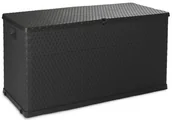 Skrzynie ogrodowe - Toomax Pudełko do przechowywania z rattanu 420 l, antracytowe, 120 x 57 x 63 cm. Z162R097 - miniaturka - grafika 1