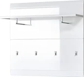 Wieszaki i stojaki - Germania 3575  84 panel garderoby GW-adana w kolorze białym na wysoki połysk, 96 x 90 x 31 cm (szer. x wys. x gł.) 3575-84 - miniaturka - grafika 1