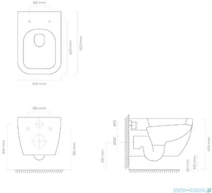 Oltens zestaw podtynkowy stelaż + miska Vernal z deską Slim wolnoopadającą 50001000/42007000 - Stelaże i zestawy podtynkowe do WC Oltens zestaw podtynkowy stelaż + miska Vernal z deską Slim wolnoopadającą 50001000/42007000 - Stelaże i zestawy podtynkowe do WC - miniaturka - grafika 3