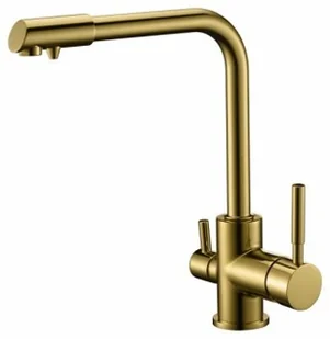 Blue Water Bateria AMANDA złoty - Baterie kuchenne Blue Water Bateria AMANDA złoty - Baterie kuchenne - miniaturka - grafika 2