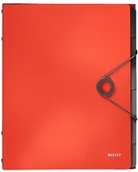 Półki na dokumenty - Leitz Teczka segregująca Solid 6 przekładek - jasnoczerwona 45691020 - miniaturka - grafika 1