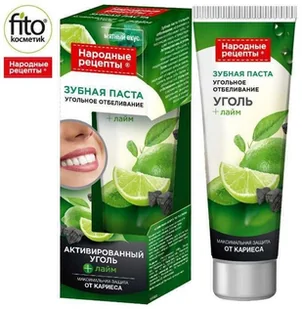 FITOKOSMETIK Pasta do zębów wybielająca na bazie węgla - Pasty do zębów - miniaturka - grafika 2