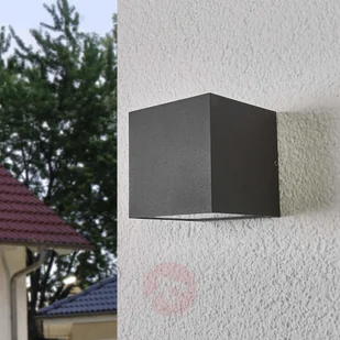 LAMPENWELT.COM Kinkiet LED Merjem, rozsył światła w górę i w dół - Lampy ogrodowe - miniaturka - grafika 2