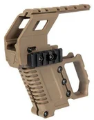 Amunicja i osprzęt ASG - Glock Konwersja Pistol Carbine Kit do replik 17/18/19 - tan (UTT-09-026230) G UTT-09-026230 - miniaturka - grafika 1