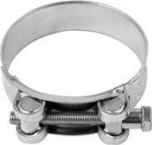 Akcesoria do urządzeń ogrodniczych - VOREL Obejma opaska śrubowa zaciskowa ocynkowana GBS W1 74-79mm - miniaturka - grafika 1
