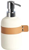 Mydelniczki i dozowniki mydła - Zeller Dozownik z pompką na mydło w płynie kolor biały 18880 - miniaturka - grafika 1