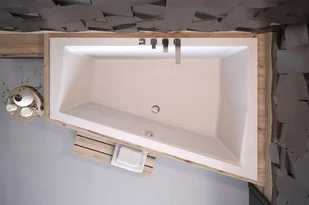 Besco 170x125 Intima Duo Prawa + Syfon #WAID-170-NP. - Wanny - miniaturka - grafika 4