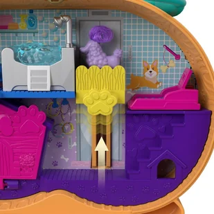 Mattel Polly Pocket Kompaktowe Zestawy Corgi Cuddles FRY35 GTN13 - Domki dla lalek - miniaturka - grafika 7