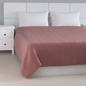 Narzuty - Dekoria pl pl Narzuta pikowana w pasy jasna śliwka welwet 100 x 160cm Ingrid 836-705-38 - miniaturka - grafika 1