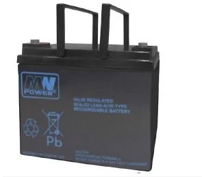 MW Power Akumulator AGM MWP 34-12 12V 34Ah MWP 34-12 - Akumulatory ogólnego zastosowania - miniaturka - grafika 2