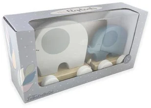 JaBaDaBaDo Słonie do Ciągnięcia Szare - Samochody i pojazdy dla dzieci - miniaturka - grafika 3