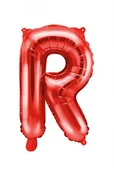 Balony i akcesoria - PartyDeco Balon w kształcie litery R 3Y43CP 3Y43CP SAM  ONE SIZE - miniaturka - grafika 1