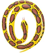 Figurki dla dzieci - Wild Republic 20768 guma wąż PYTON tygrysi 117 cm - miniaturka - grafika 1