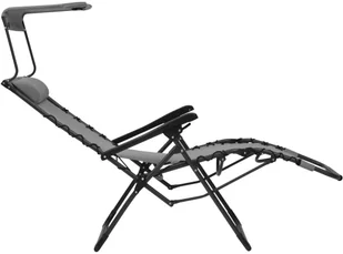 vidaXL Składane krzesło tarasowe, szare, tworzywo textilene 312466 - Leżaki ogrodowe - miniaturka - grafika 7