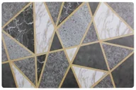 Obrusy i serwetki - UNIGLOB Podkładka na stół STONES prostokątna 43 x 28 cm szara - miniaturka - grafika 1