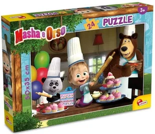 Lisciani Puzzle plus 24 elementy Masza i Niedźwiedź 5_798649 - Puzzle - miniaturka - grafika 2