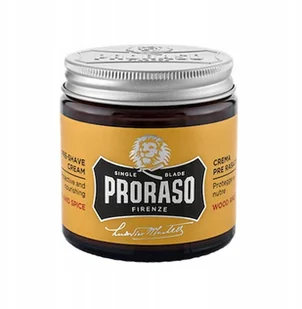 PRORASO Wood & Spice Pre-Shave krem 100ml - Kosmetyki do golenia - miniaturka - grafika 3