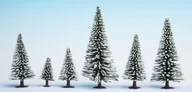 Akcesoria i części modelarskie - Noch Jeszcze 26828  śniegu choinkami, 25 sztuk, 5  14 cm wysokości - miniaturka - grafika 1