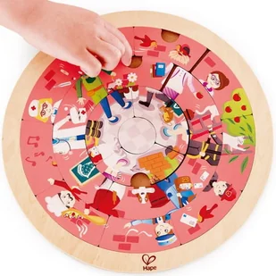 Hape International karuzela zawodowa (puzzle dla dzieci) - Układanki dla dzieci - miniaturka - grafika 2