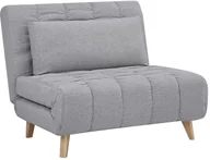Fotele - Signal meble Fotel BILLY szary rozkładany BILLYSZ - miniaturka - grafika 1