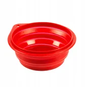 Sprzęt podróżny i transportery dla psów - Duvo+ Miska Podróżna 0,25L/11cm Czerwona - miniaturka - grafika 1