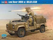 Modele do sklejania - Hobby Boss 82447 zestaw do budowy modelu Land Rover wmik w/Milan atgm - miniaturka - grafika 1