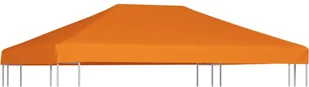 vidaXL Zadaszenie altany ogrodowej, 310 g/m, 4 x 3 m, pomarańczowe - Pawilony ogrodowe - miniaturka - grafika 4