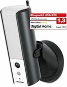 Akcesoria do monitoringu - Blaupunkt LampCam HOS-X20 lampa zewnętrzna LED, ściemniana (950 lumenów) i monitoring wideo Full HD, słuchanie i rozmawianie za pomocą darmowej aplikacji, informacje na czas za pomocą Push-wiadomości, (CA-9011130-EU) - miniaturka - grafika 1