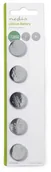 Baterie i akcesoria - Nedis Nedis BALCR20325BL - 5 szt. Bateria guzikowa litowa CR2032 3V - miniaturka - grafika 1