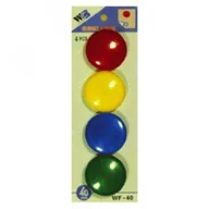 Akcesoria do tablic - Magnes 40 MM Czarny 4 Szt. - miniaturka - grafika 1