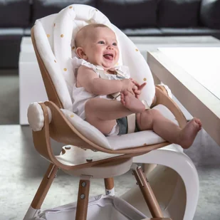 CHILDHOME Ochraniacz do siedziska Newborn Jersey Gold Dots - Krzesełka do karmienia - miniaturka - grafika 8