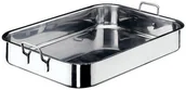 Sztućce dla dzieci - Paderno Heavy Rectangular roasting pan Fixed handles S/Steel 11943-61 - miniaturka - grafika 1