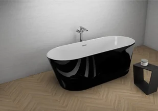 Polimat Wanna akrylowa wolnostojąca Uzo Czary Mat 160x80 00337 - Wanny - miniaturka - grafika 5